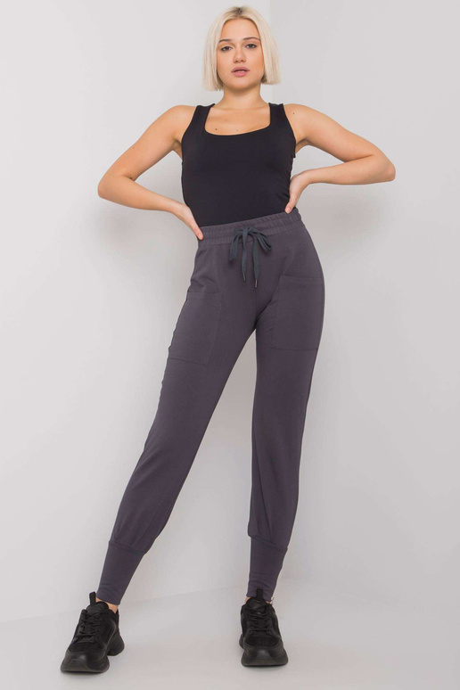 Grafīta sporta bikses ar...