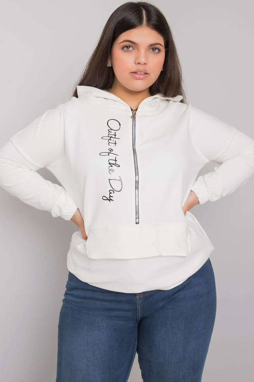 Ecru Kaylee liela izmēra džemperis