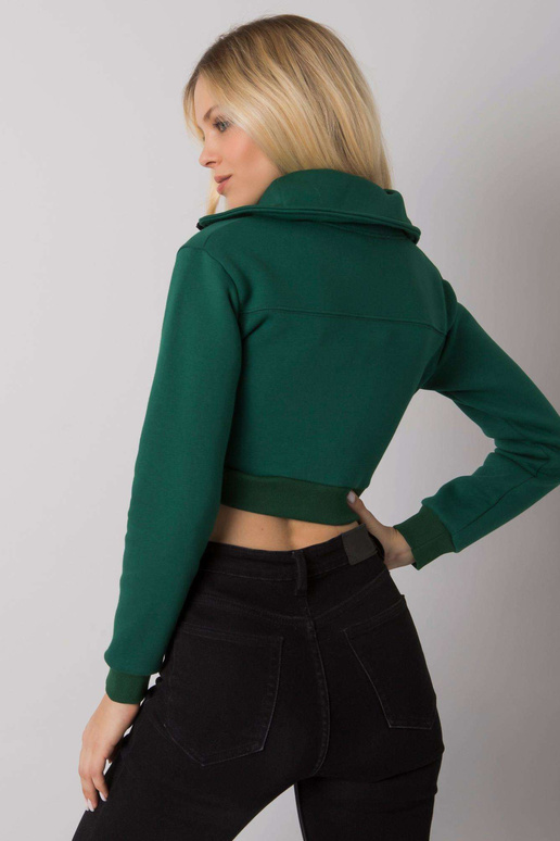 Tumši zaļš īss džemperis Ann RUE PARIS