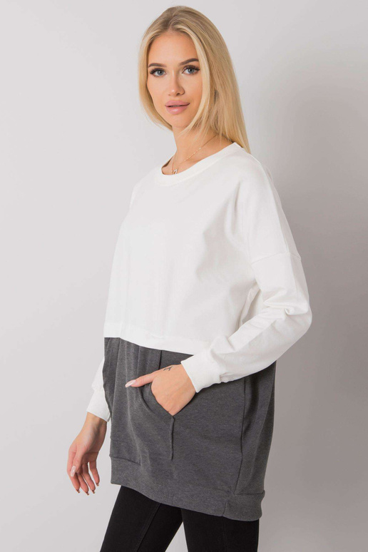 Ecru-tumši pelēks ķengura sporta... Ecru-tumši pelēks ķengura sporta...