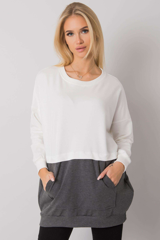 Ecru-tumši pelēks ķengura sporta... Ecru-tumši pelēks ķengura sporta...