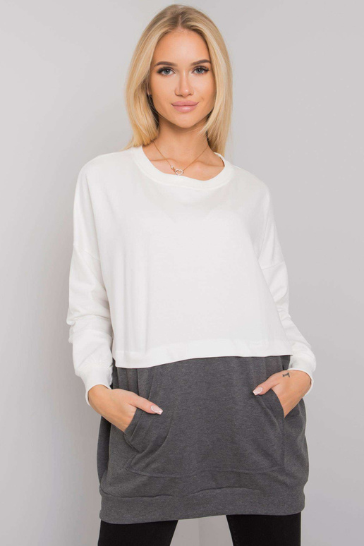 Ecru-tumši pelēks ķengura sporta... Ecru-tumši pelēks ķengura sporta...