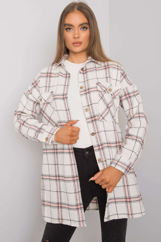 Bēšs un rozā rūtains krekls Bryce RUE...