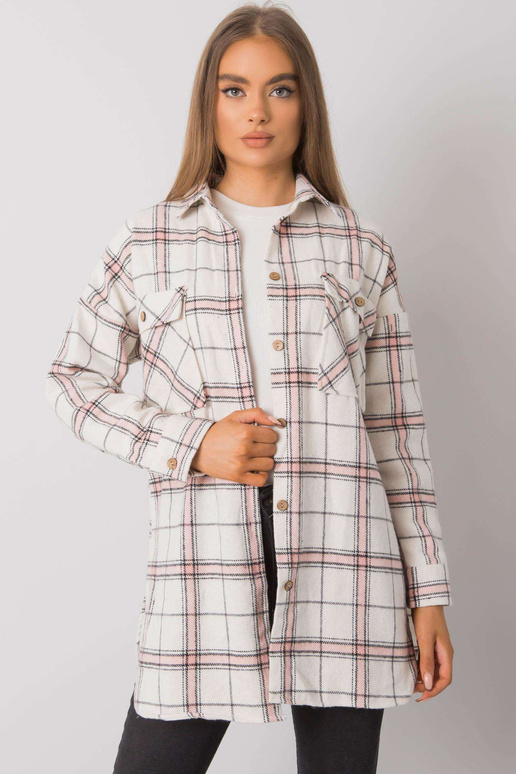 Bēšs un rozā rūtains krekls Bryce RUE...