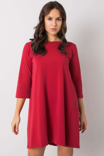 Sieviešu bordo kleita ar...