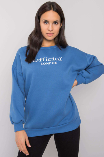 Zils sieviešu džemperis bez...