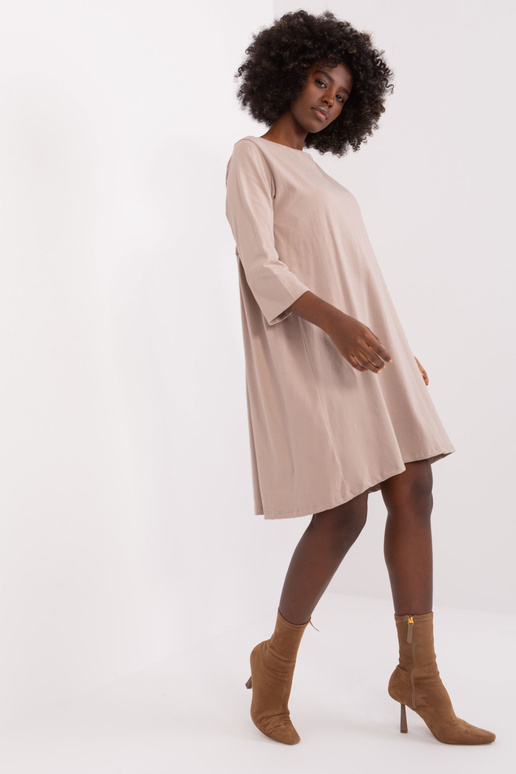 Sieviešu tumši bēša kleita ar...