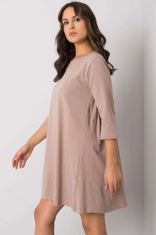 Sieviešu tumši bēša kleita ar...