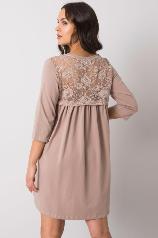 Sieviešu tumši bēša kleita ar...