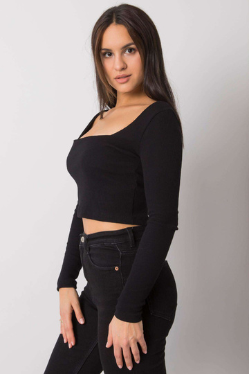 Melna īsa blūze ar svītru... 2