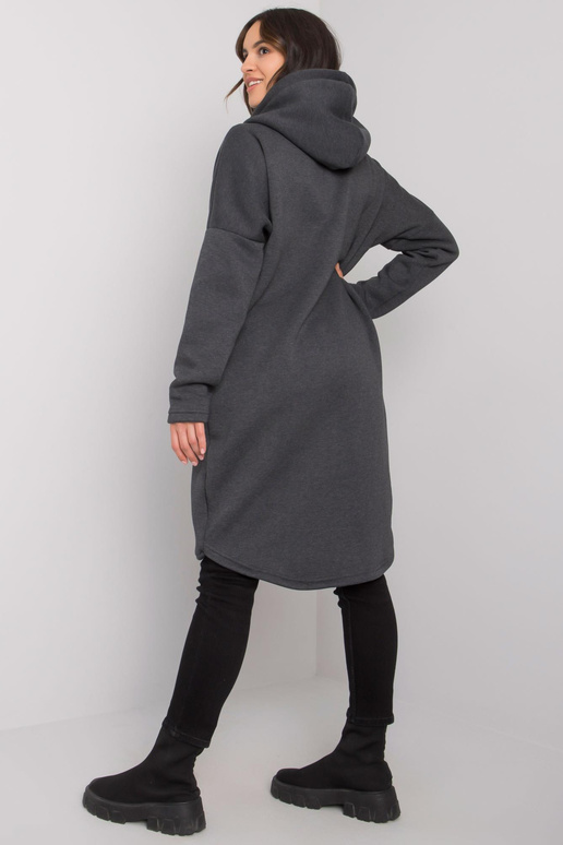 Grafīta garais džemperis sievietēm Tabby