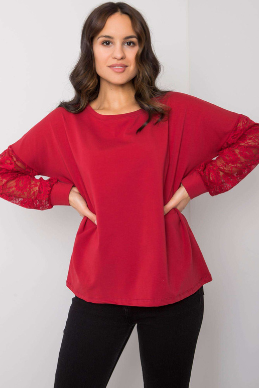 Bordo blūze ar mežģīnēm Shantelle RUE...