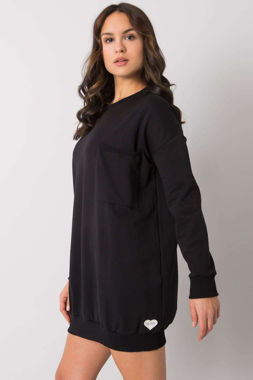 Melna kleita ar kabatu Hanely RUE PARIS