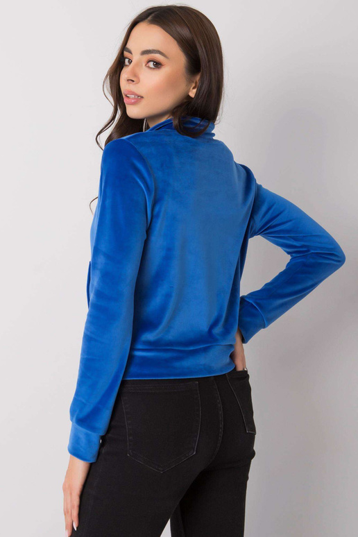 Tumši zila velūra sporta krekls...