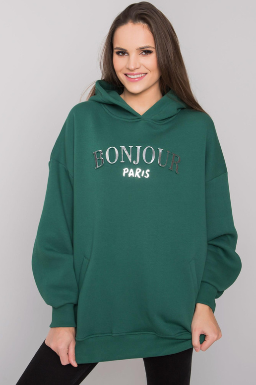 Tumši zaļš sporta krekls ar bedrēm... Tumši zaļš sporta krekls ar bedrēm...