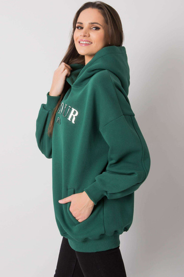 Tumši zaļš sporta krekls ar... 2