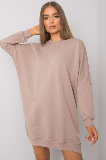 Tumši bēša kreklkleita ar...