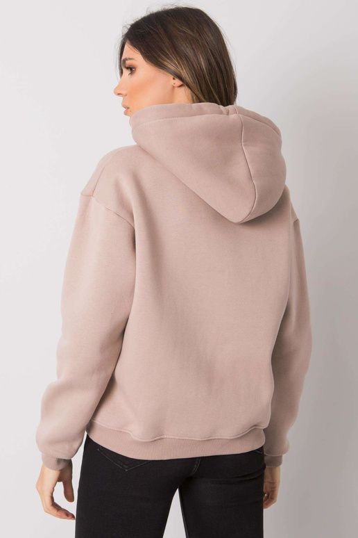 Tumši bēšs sieviešu ķengura džemperis...