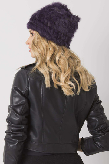 Violeta kažokādas cepure