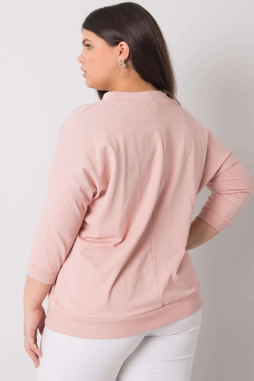 Netīri rozā plus izmēra blūze ar... Netīri rozā plus izmēra blūze ar...