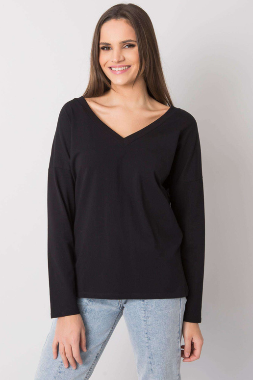 Melna sieviešu blūze ar garām... Melna sieviešu blūze ar garām...