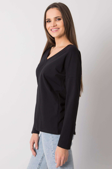 Melna sieviešu blūze ar... 2