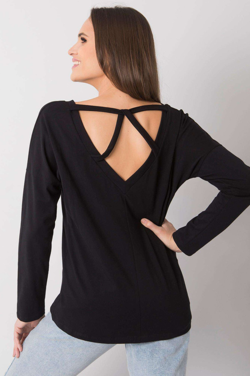 Melna sieviešu blūze ar garām... Melna sieviešu blūze ar garām...