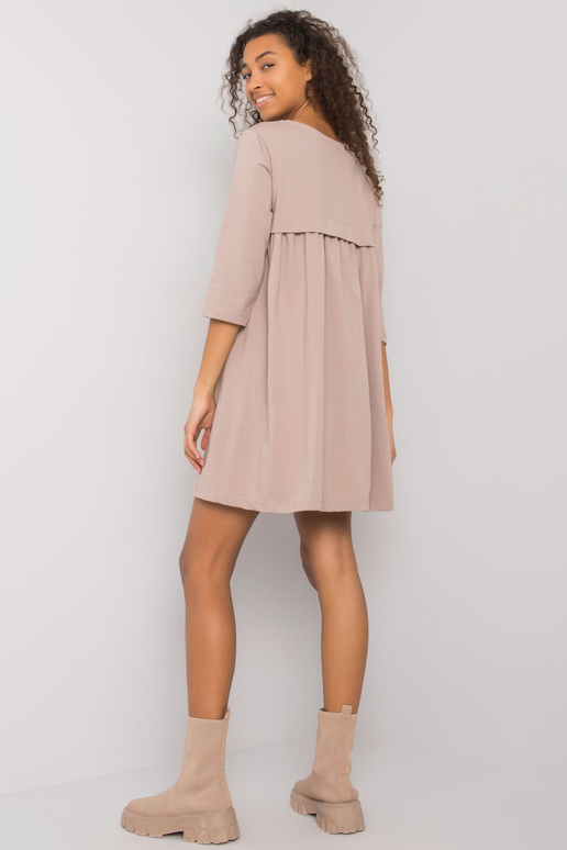 Tumši bēša kleita ar kabatām no...