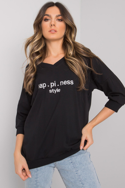 Melns sporta krekls ar uzrakstu...