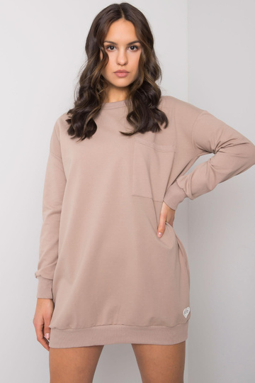 Tumši bēša kleita ar kabatu... 2