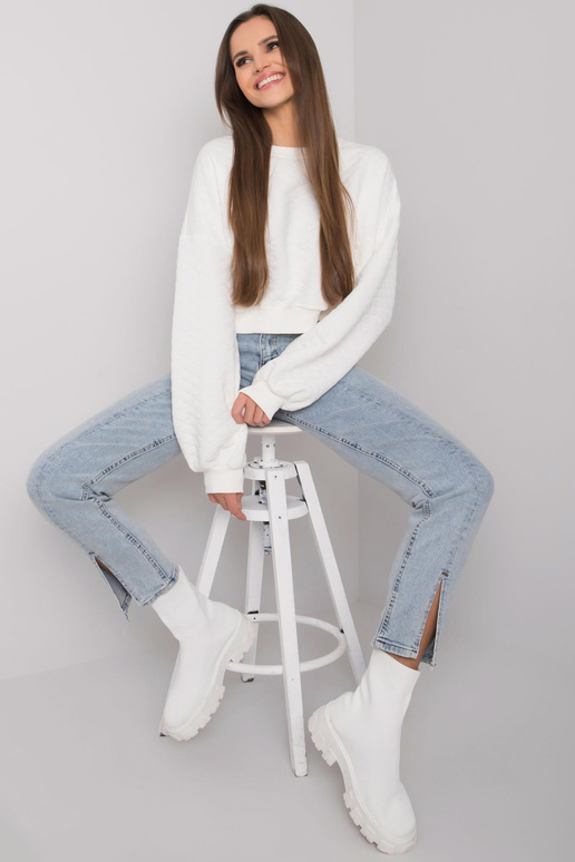 Ecru Crystal stepēšanas džemperis