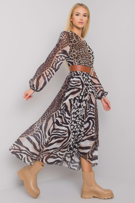 Melna un bēša Weston kleita