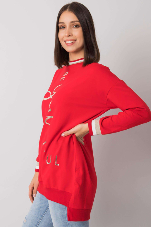 Sarkana kokvilnas tunika liela izmēra...