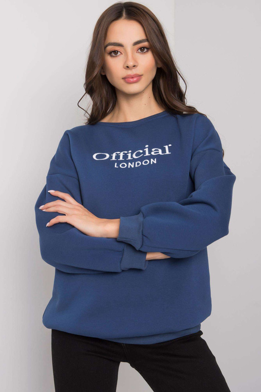 Tumši zils sieviešu sporta krekls bez...