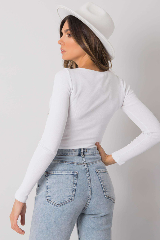 Balta blūze ar izgriezumu Jonnelle...
