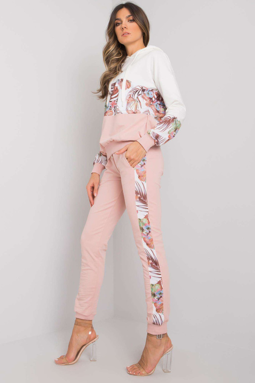 Ecru rozā kokvilnas divdaļīgs...