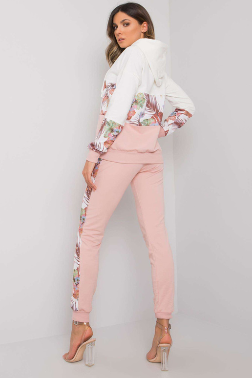 Ecru rozā kokvilnas divdaļīgs...