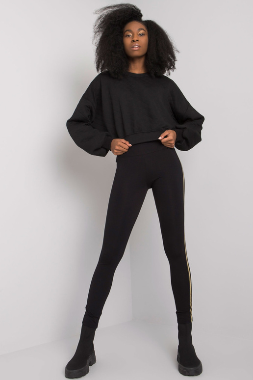 Melni legingi sievietēm ar svītrām...