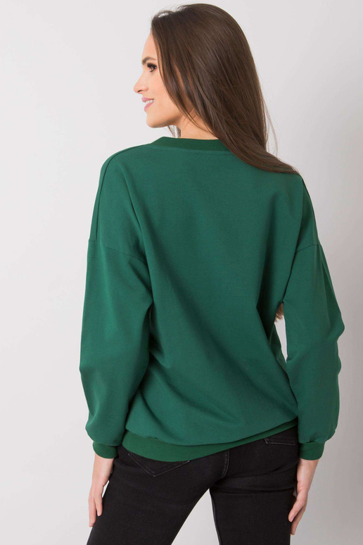 Tumši zaļš sporta krekls ar...