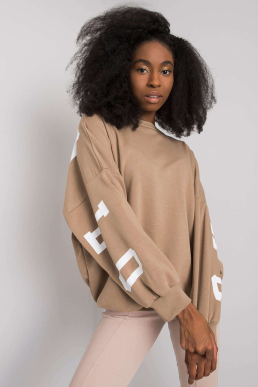 Bēšs sporta krekls ar Brooke apdruku