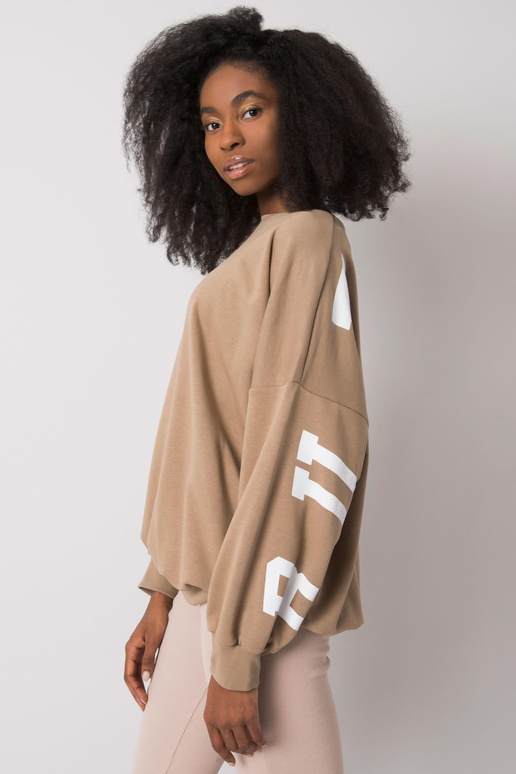 Bēšs sporta krekls ar Brooke apdruku