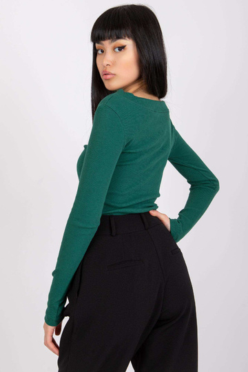 Tumši zaļa svītraina blūze... 2