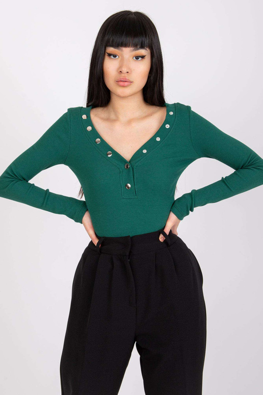 Tumši zaļa svītraina blūze Tracy RUE... Tumši zaļa svītraina blūze Tracy RUE...