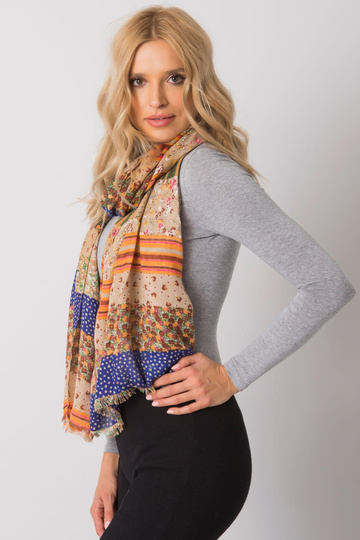 Tumši bēšs zils pleds ar... 2