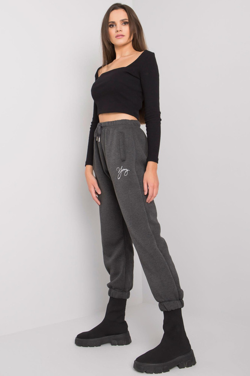 Tumši pelēkas melanžas sporta bikses...