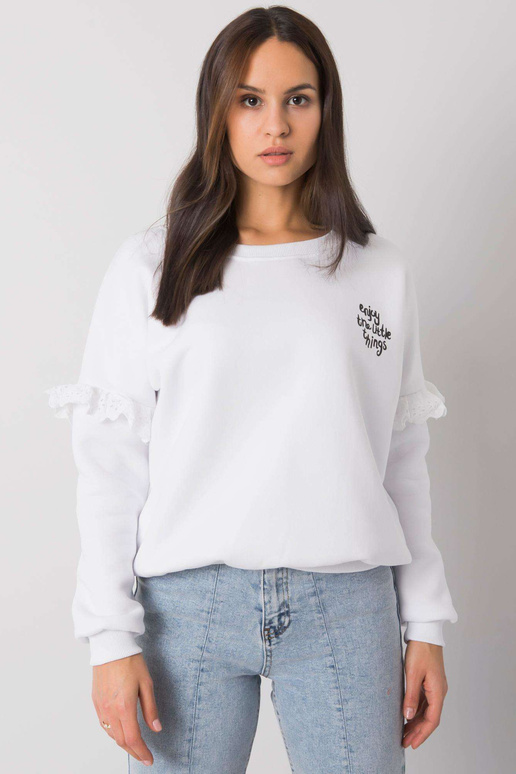 Balts sporta krekls ar kapuci Alvah... Balts sporta krekls ar kapuci Alvah...