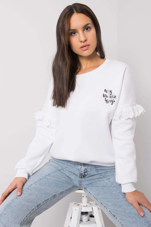 Balts sporta krekls ar kapuci Alvah... Balts sporta krekls ar kapuci Alvah...