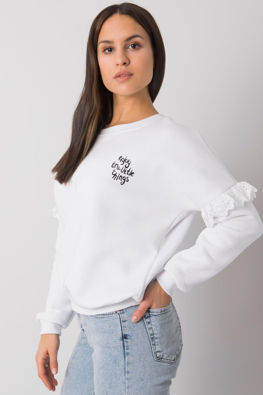 Balts sporta krekls ar kapuci Alvah... Balts sporta krekls ar kapuci Alvah...