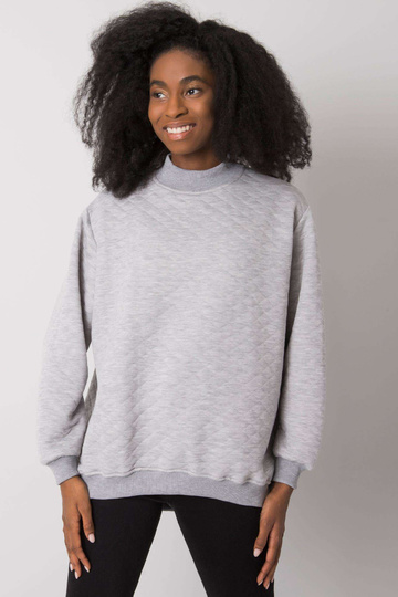 Pelēks stepēts džemperis Chloe