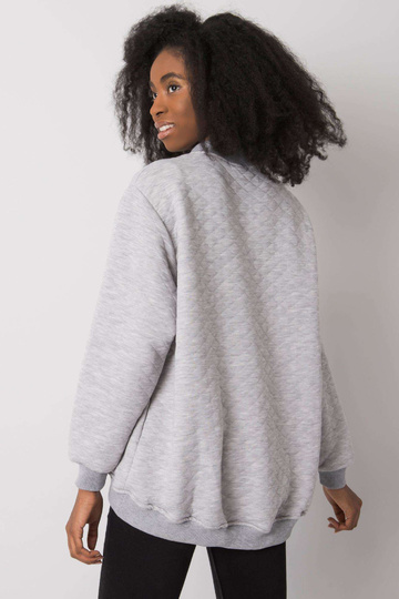 Pelēks stepēts džemperis Chloe 2